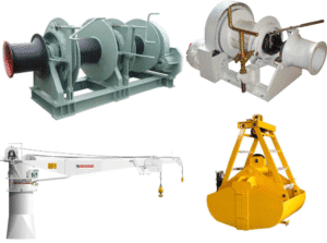 Deck crane & winches